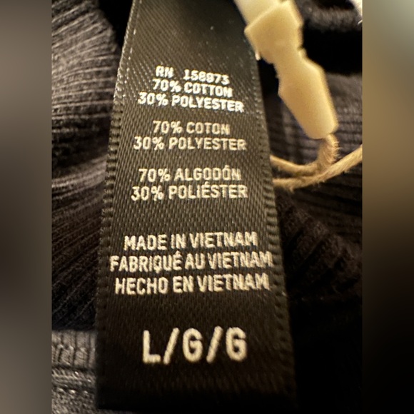 Skims Cotton Fleece Mock Neck Oversized Pullover - NWT - Size L - Picture 7 of 10